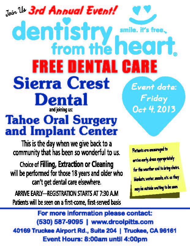 3rd Annual Dentistry from the Heart Day